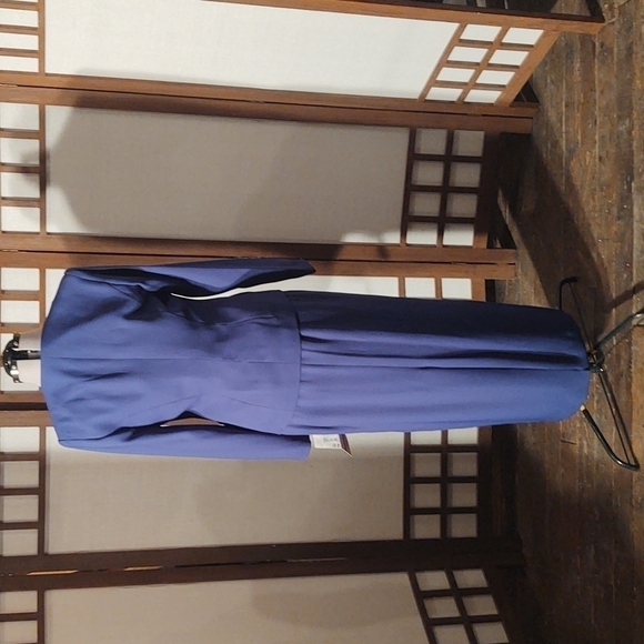 R&M Richards Beaded and Embroidered Royal Blue Matching Set Sz 8 - Picture 7 of 14